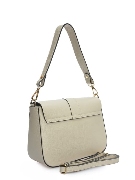 Anna Luchini Beige Rundleer Tas - Image 2