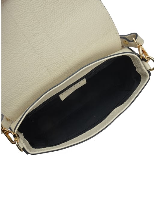 Anna Luchini Beige Rundleer Tas - Image 4