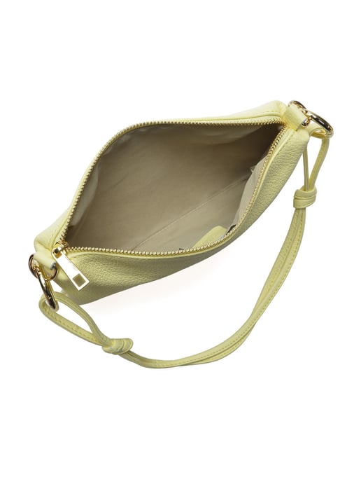 Anna Luchini Geel Rundleer Tas - Image 4