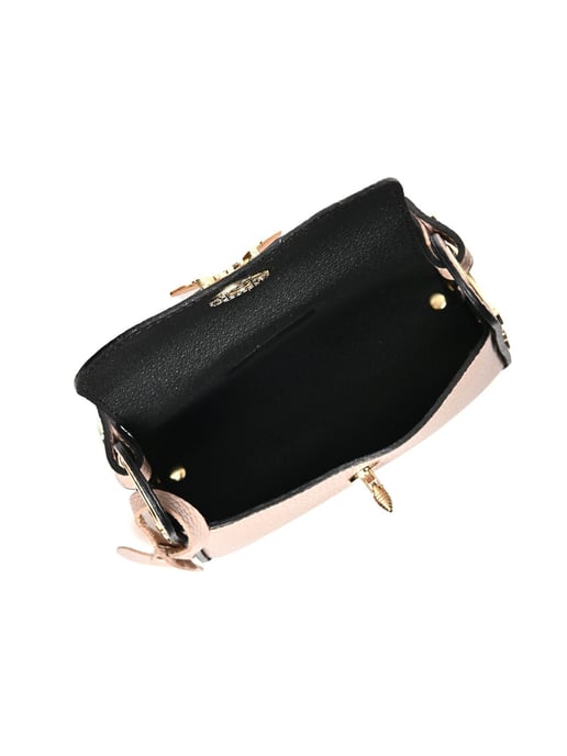 Anna Luchini Rose Rundleer Tas - Image 4