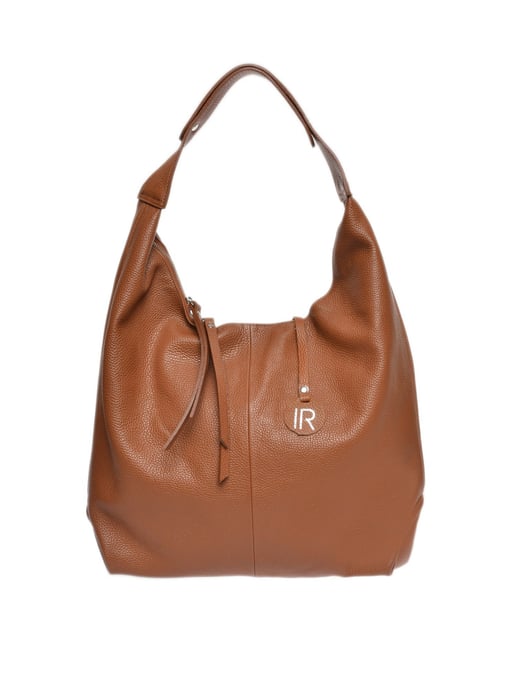 Isabella Rhea Brown Rundleer Tas - Image 1