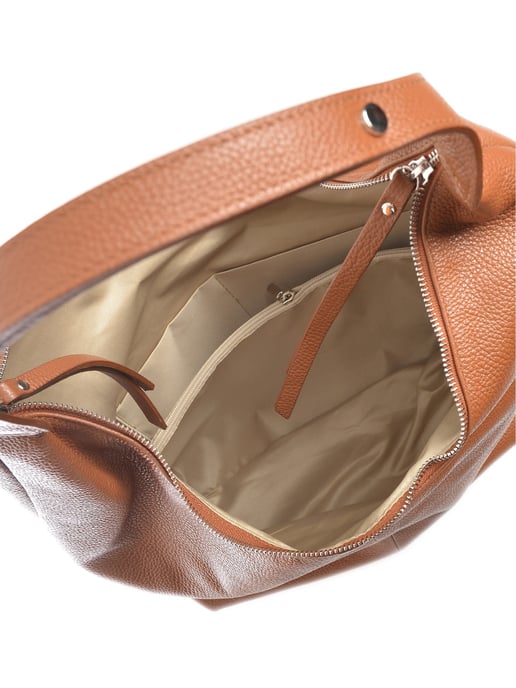 Isabella Rhea Brown Rundleer Tas - Image 4