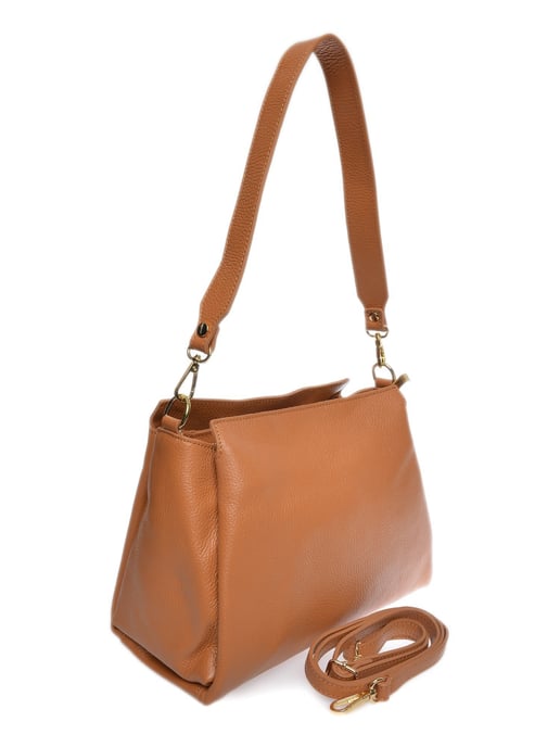 Isabella Rhea Brown Rundleer Tas - Image 2