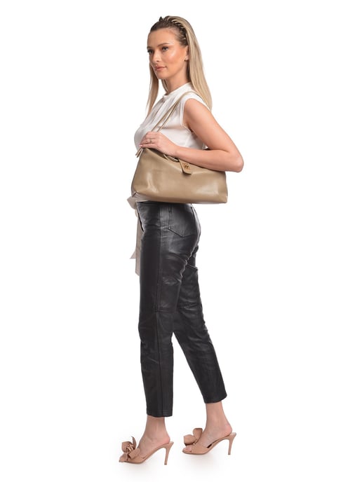 Anna Luchini Beige Koläder - Image 5