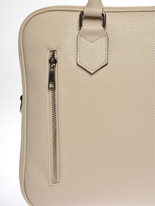 Luisa Vannini  Beige Leather Bag - Image 3