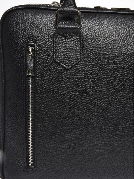 Luisa Vannini  Black Leather Bag - Image 3