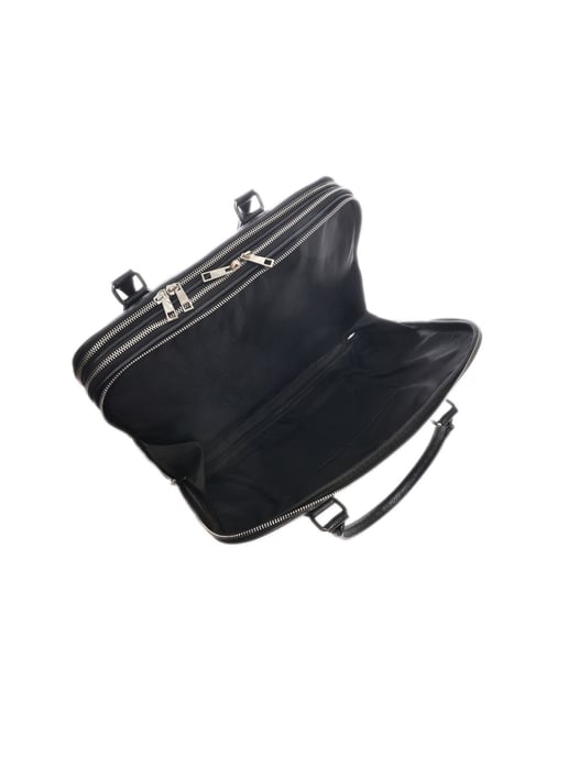 Luisa Vannini  Black Leather Bag - Image 4