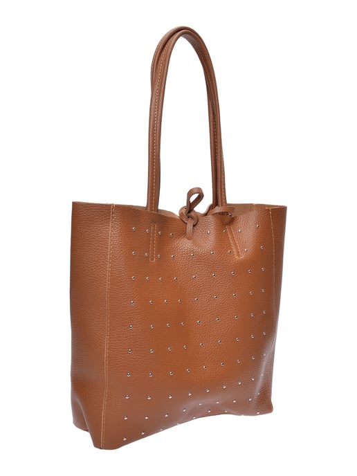 Isabella Rhea Brown Rundleer Tas - Image 2