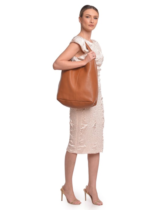 Roberta M Brown Leather Bag - Image 4