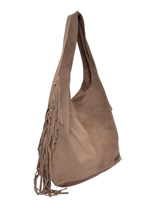 Isabella Rhea Beige Rundleer Tas - Image 2