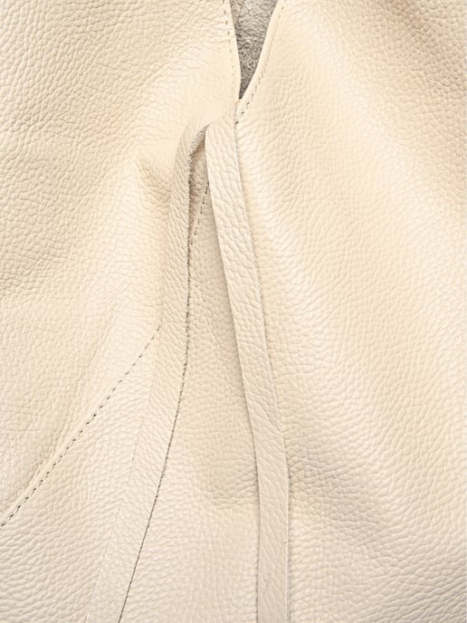 Anna Luchini Beige Rundleer Tas - Image 3