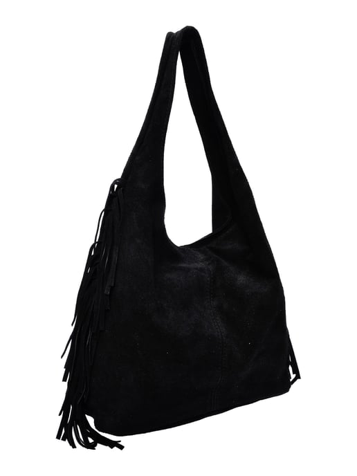 Isabella Rhea Zwart Rundleer Tas - Image 2