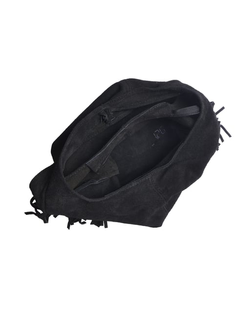 Isabella Rhea Zwart Rundleer Tas - Image 4