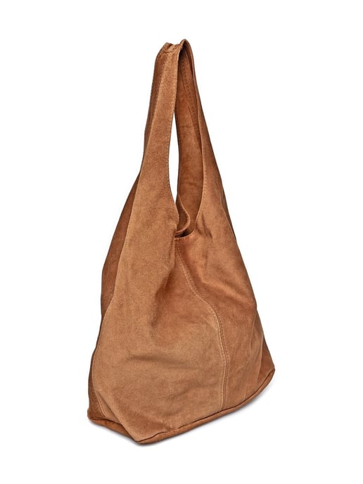 Anna Luchini Brown Rundleer Tas - Image 2