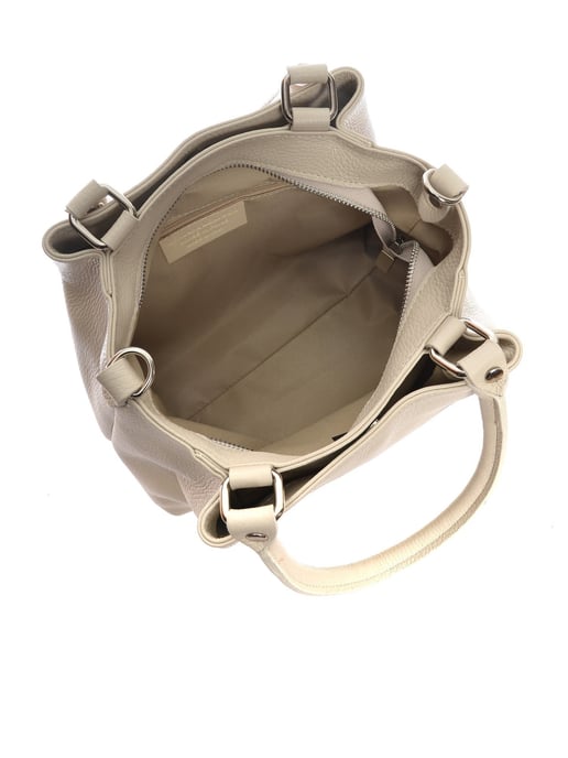 Roberta M Beige Rundleer Tas - Image 4