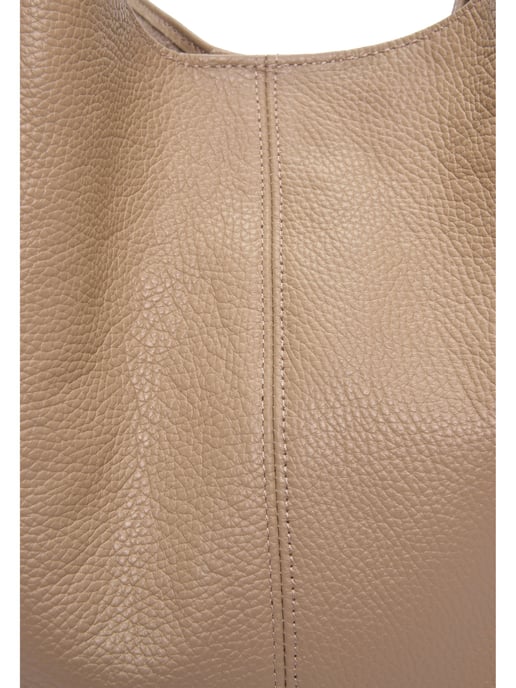 Roberta M Beige Rundleer Tas - Image 3