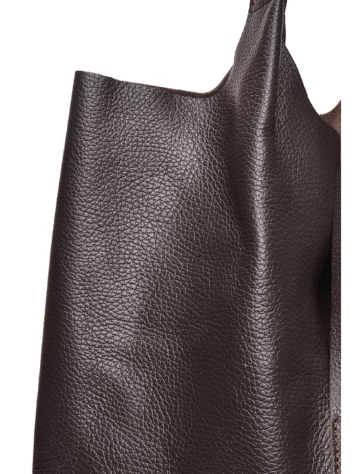 Anna Luchini Maroon Leather Bag - Image 3