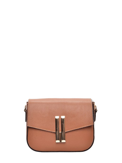 Anna Luchini Brown Rundleer Tas - Image 1