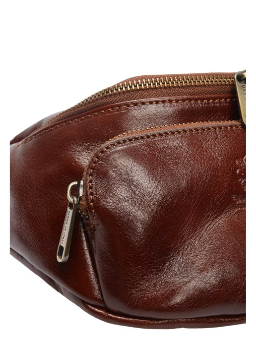 Isabella Rhea Bordeauxrood Rundleer Tas - Image 3