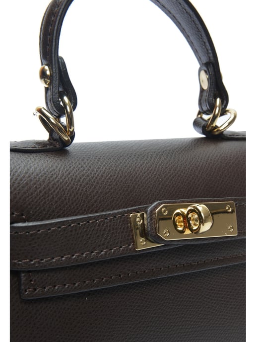 Isabella Rhea Bordeauxrood Rundleer Tas - Image 3