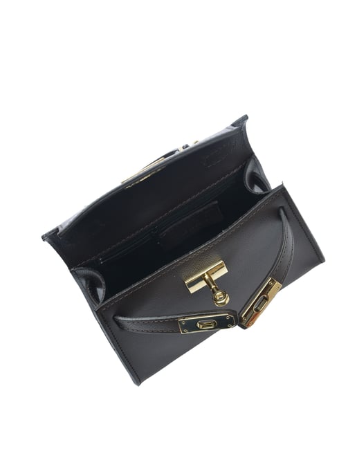 Isabella Rhea Bordeauxrood Rundleer Tas - Image 4