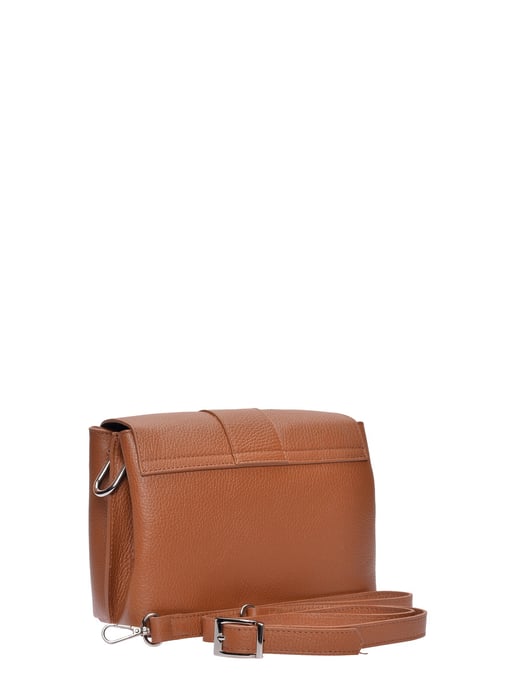 Luisa Vannini Brown Rundleer Tas - Image 2