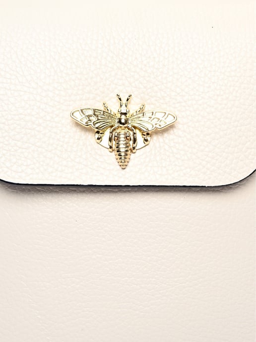 Roberta M Beige Rundleer Tas - Image 3