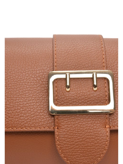 Isabella Rhea Brown Rundleer Tas - Image 3