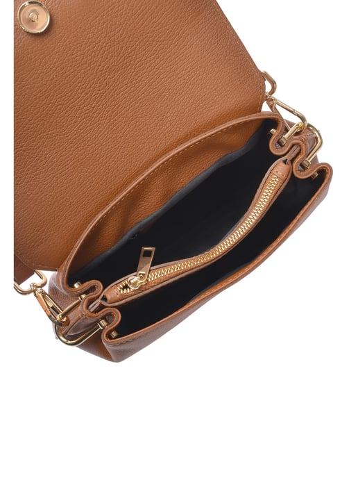 Isabella Rhea Brown Rundleer Tas - Image 4