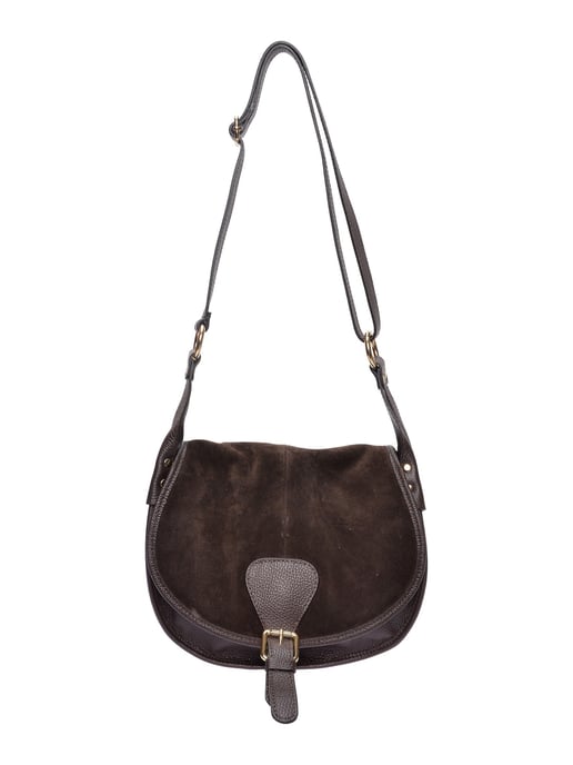 Luisa Vannini Bordeauxrood Rundleer Tas - Image 1