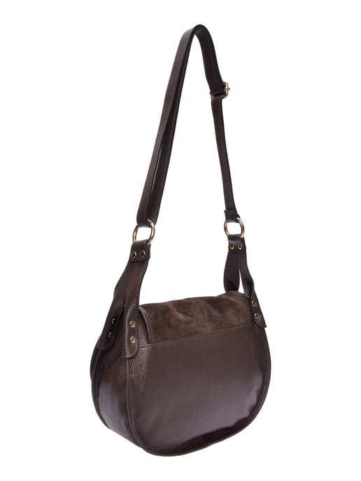 Luisa Vannini Bordeauxrood Rundleer Tas - Image 2