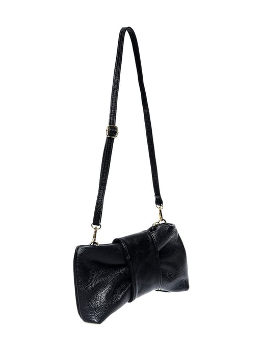 Isabella Rhea Zwart Rundleer Tas - Image 2