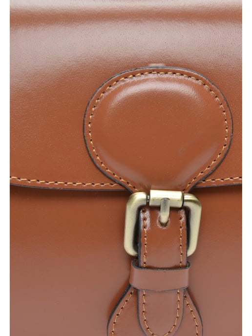 Isabella Rhea Brown Rundleer Tas - Image 3