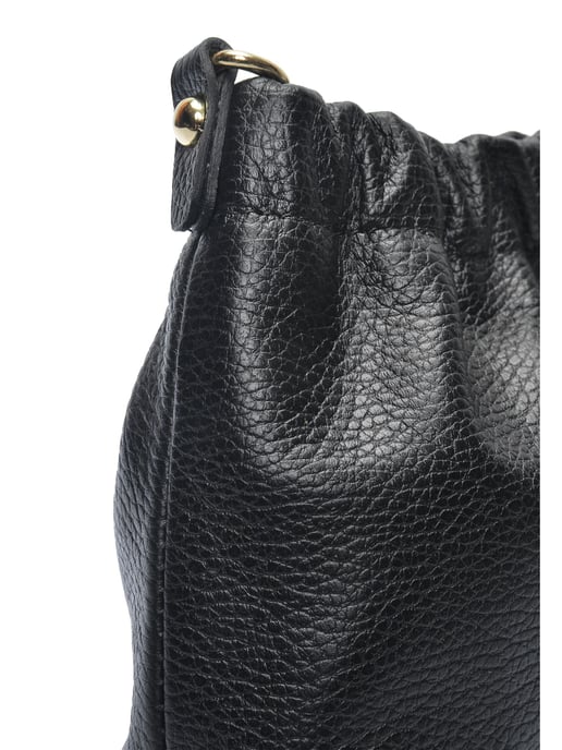 Isabella Rhea Zwart Rundleer Tas - Image 3