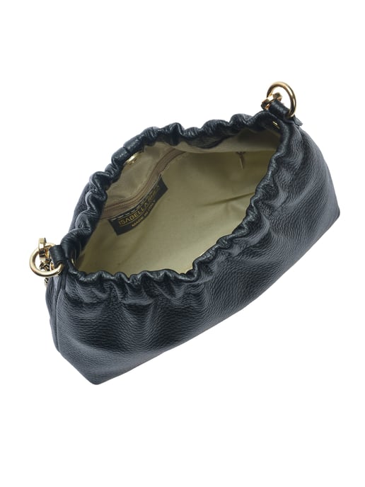 Isabella Rhea Zwart Rundleer Tas - Image 4