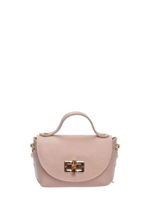 Anna Luchini Rose Rundleer Tas - Image 1