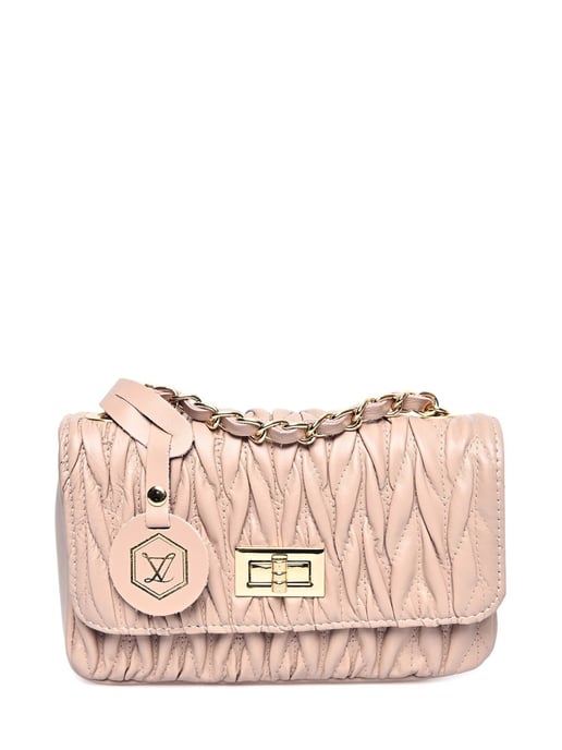 Luisa Vannini Rose Rundleer Tas - Image 1