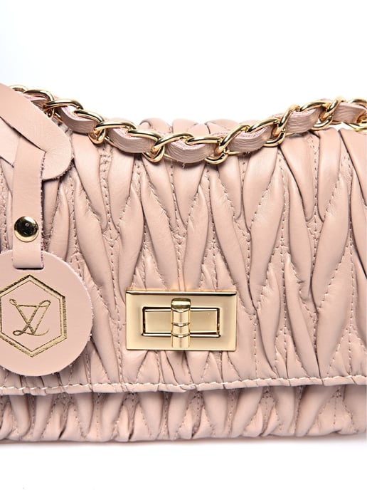 Luisa Vannini Rose Rundleer Tas - Image 3