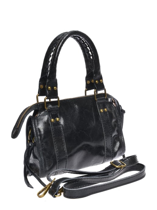 Roberta M Zwart Rundleer Tas - Image 2