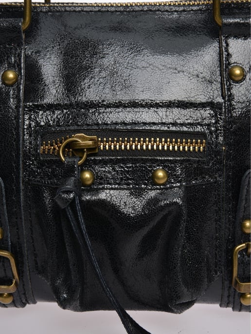 Roberta M Zwart Rundleer Tas - Image 3