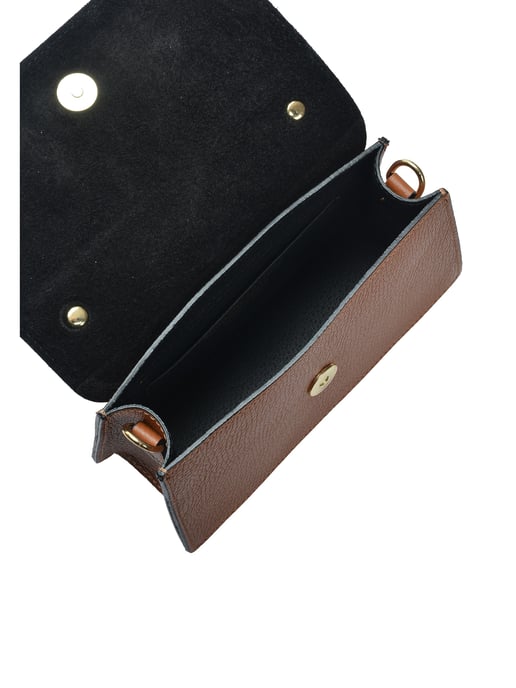 Isabella Rhea Brown Rundleer Tas - Image 4