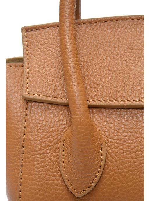 Anna Luchini Brown Leather Bag - Image 3