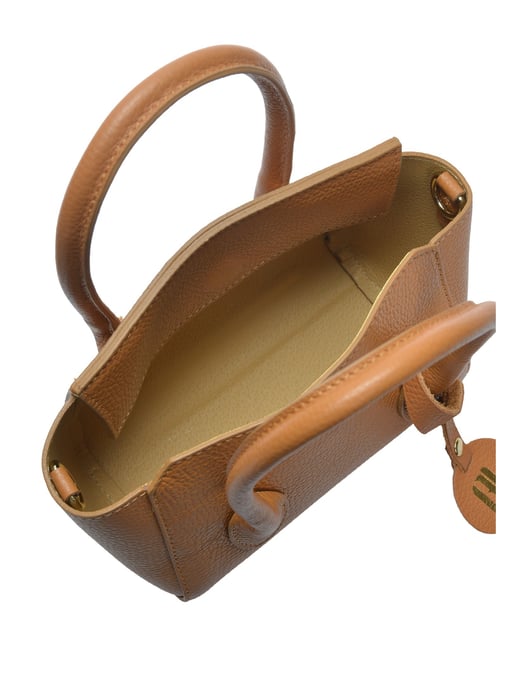 Anna Luchini Brown Leather Bag - Image 4