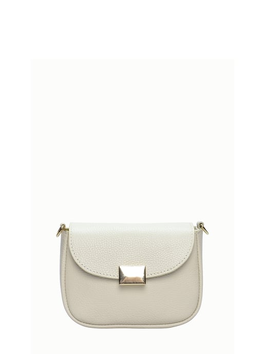 Anna Luchini Beige Rundleer Tas - Image 1
