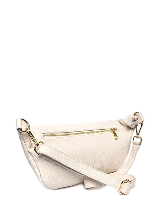 Anna Luchini Beige Rundleer Tas - Image 2