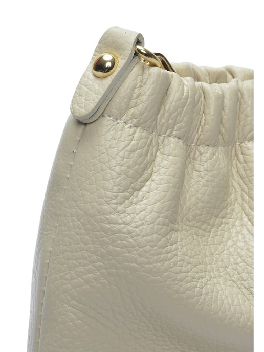 Isabella Rhea Beige Rundleer Tas - Image 3