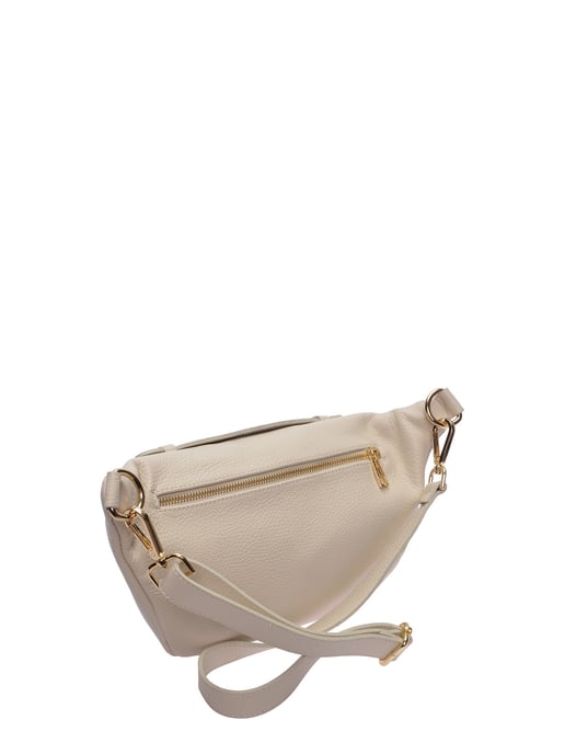 Roberta M Beige Rundleer Tas - Image 2
