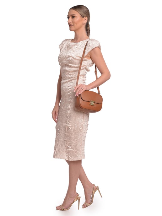 Luisa Vannini Brown Leather Bag - Image 5
