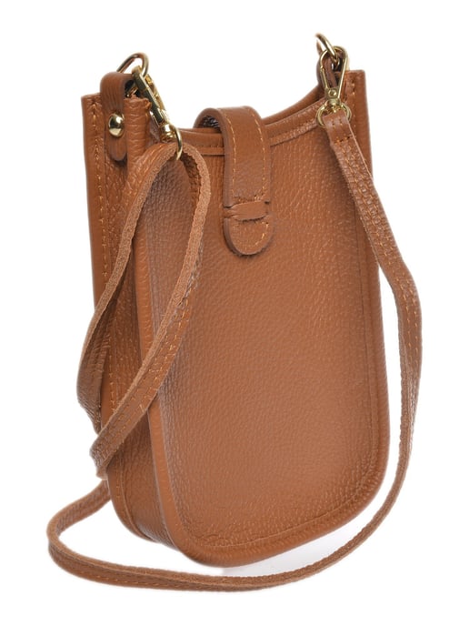 Isabella Rhea Brown Rundleer Tas - Image 2
