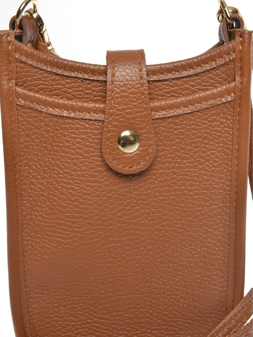 Isabella Rhea Brown Rundleer Tas - Image 3